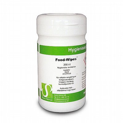 Food Wipes Desinfektionsdukar